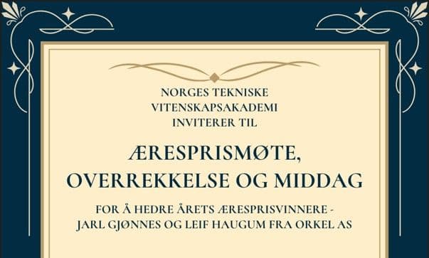 Picture of Æresprismøte: Landbruk, bærekraft og teknologi