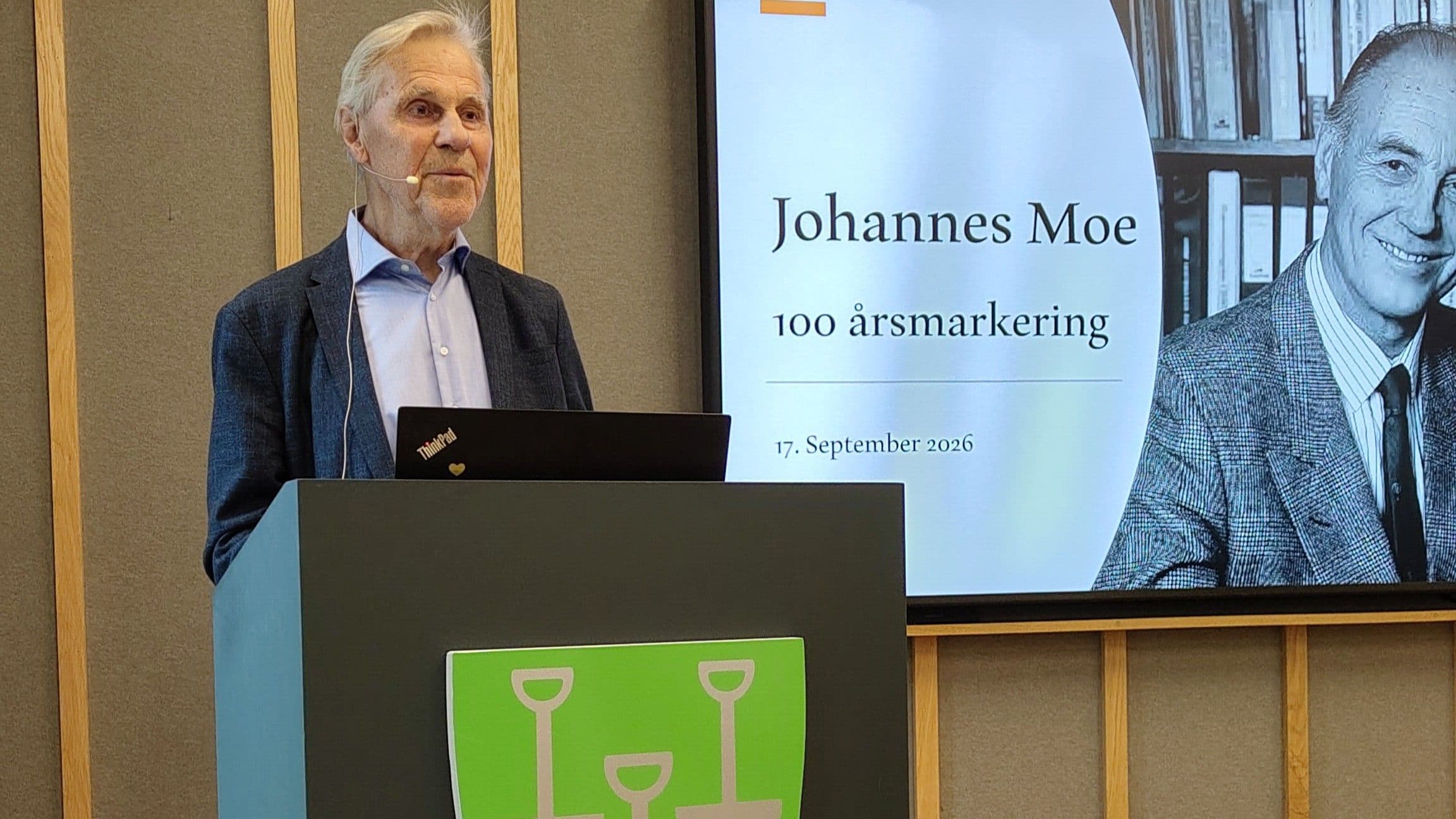 Picture of 100-årsmarkering for tidligere NTVA-president Johannes Moe i Modalen