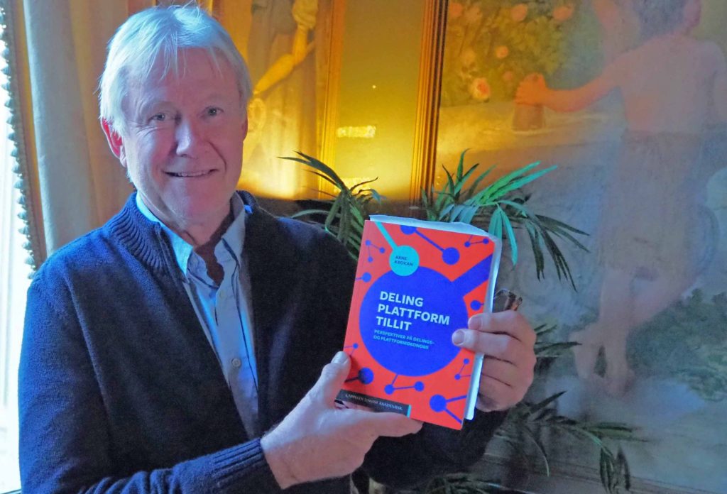 Arne Krokan med hans nye bok