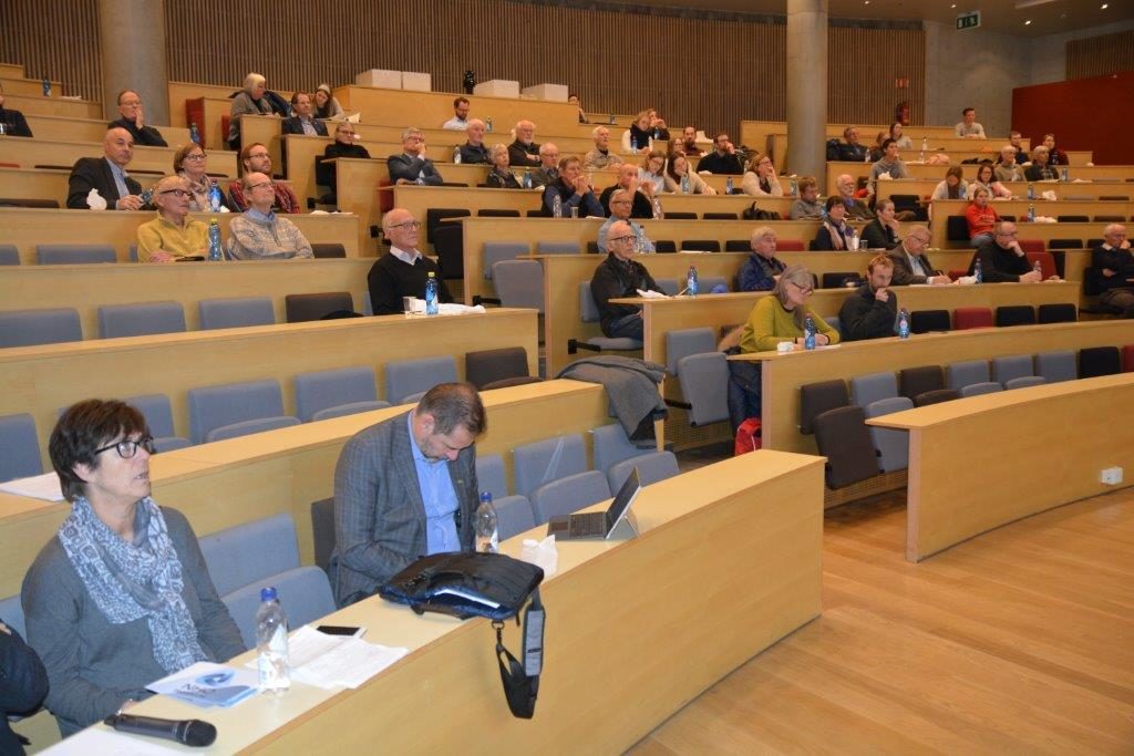 Bilde av salen fra møtet om Grønn omstilling i Trondheim