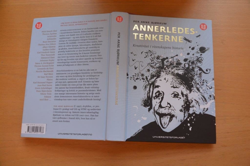 Den fjerde utgaven av boken "Annerledestenkerne" av Per Arne Bjørkum